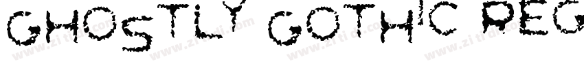 Ghostly Gothic Regul字体转换